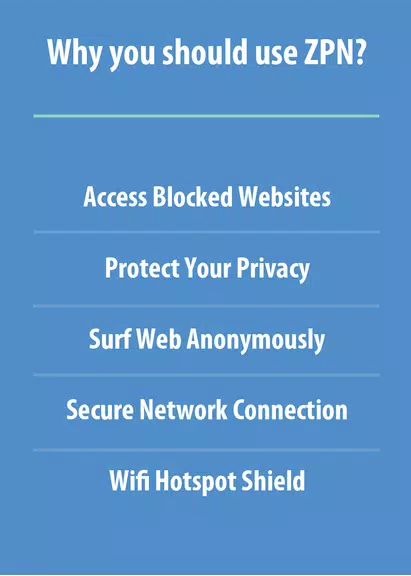 Free VPN Proxy - ZPN Screenshot2