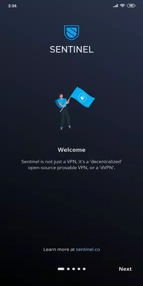 Sentinel Free Decentralized VPN (dVPN) Screenshot1