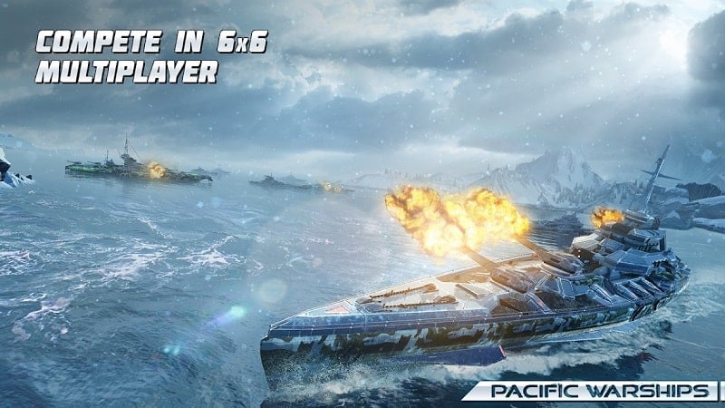 Pacific Warships: Naval PvP Screenshot3