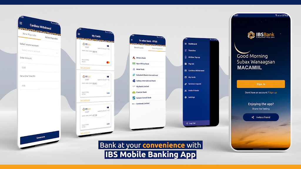 IBS Mobile Banking Screenshot1