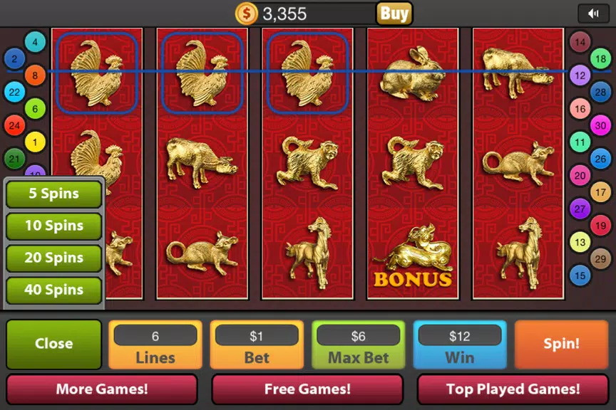 Lucky Gold Dragon Casino Slots Screenshot4