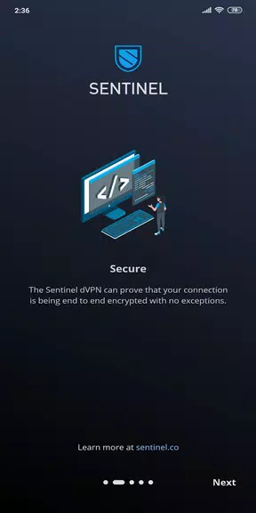 Sentinel Free Decentralized VPN (dVPN) Screenshot2