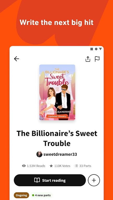 Wattpad – Read & Write Stories Mod Screenshot1