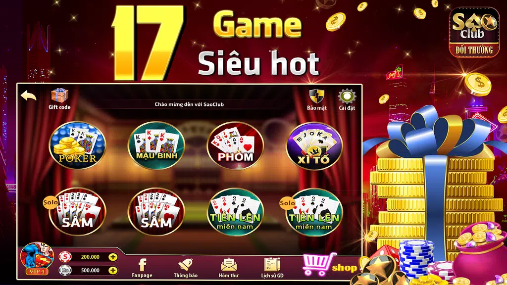 Sao Club - Danh bai doi thuong-Game bai doi thuong Screenshot1