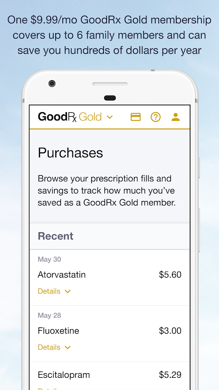 GoodRx Gold - Pharmacy Discount Card Screenshot4