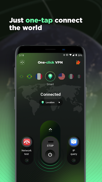 One-click VPN - Fast & Secure Screenshot2