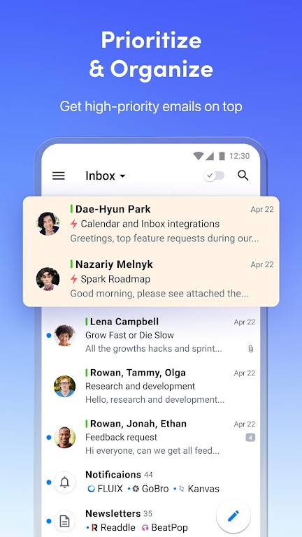 Spark Mail – AI Email Inbox Mod Screenshot3