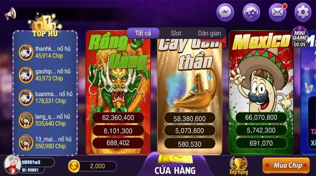 Game danh bai doi thuong - Tỉ Phú Online 2019 Screenshot2