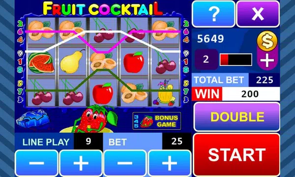 Fruit Cocktail slot machine Screenshot2