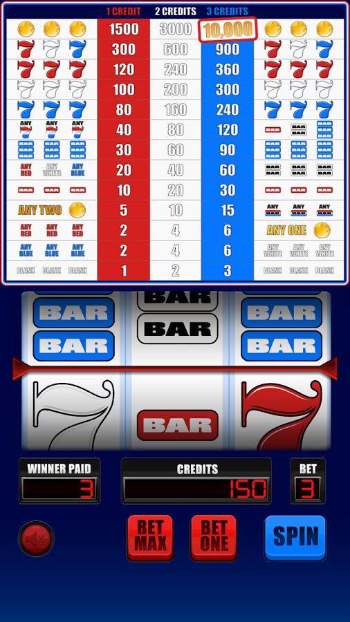 Stars, 7s & BARs Slot Machine Screenshot1