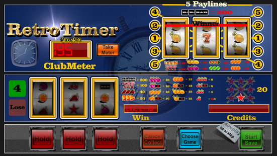 Retro Timer slot machine Screenshot1