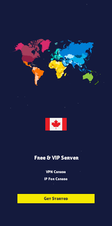 VPN Canada - IP for Canada Screenshot1