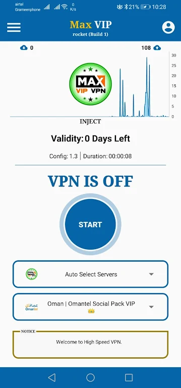 MAX VIP VPN Screenshot1