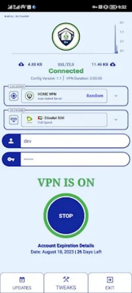 HOME VPN Screenshot3