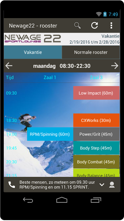 SpaceTime Sports & Scheduling Screenshot2