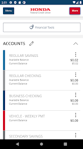 Honda FCU Mobile Screenshot2