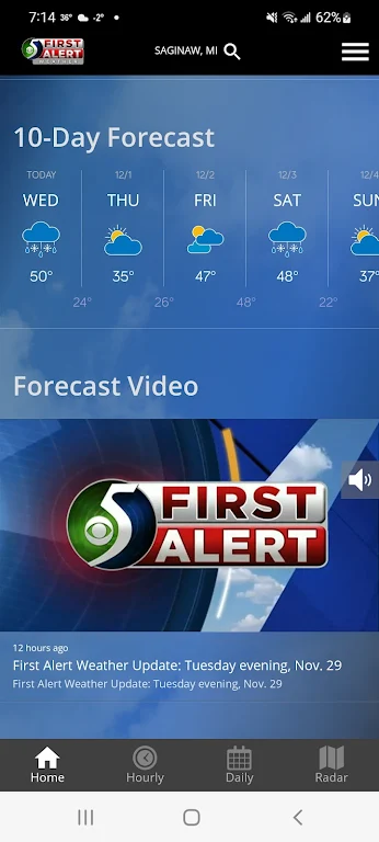 WNEM Weather Screenshot2