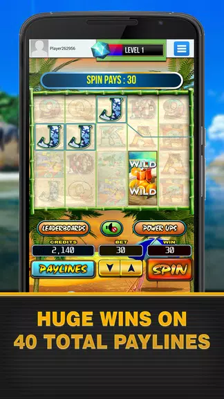 Caribbean Vacation SlotsFree Screenshot2