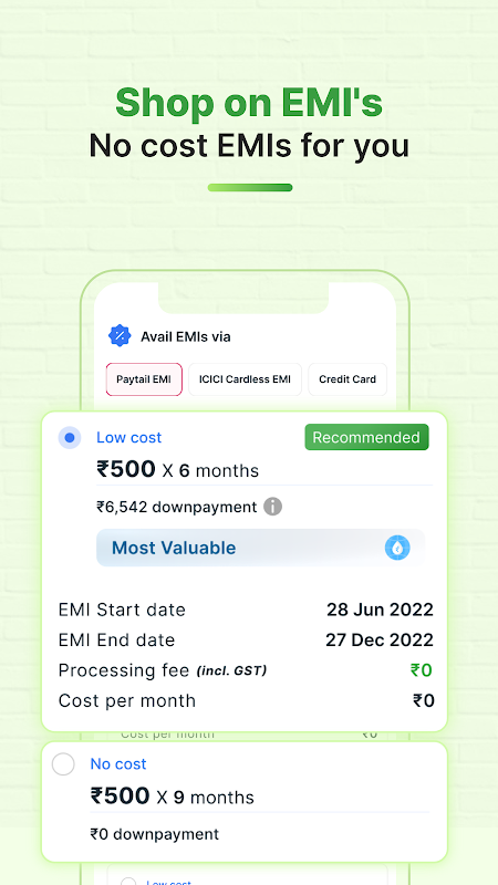 Paytail - Buy on easy EMIs Screenshot3