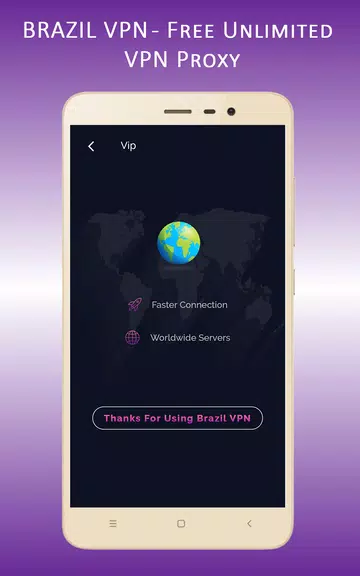 Brazil VPN - Free Unlimited VPN Proxy Screenshot3