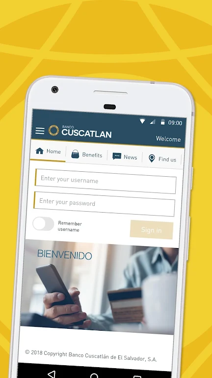 Banco CUSCATLAN Screenshot2