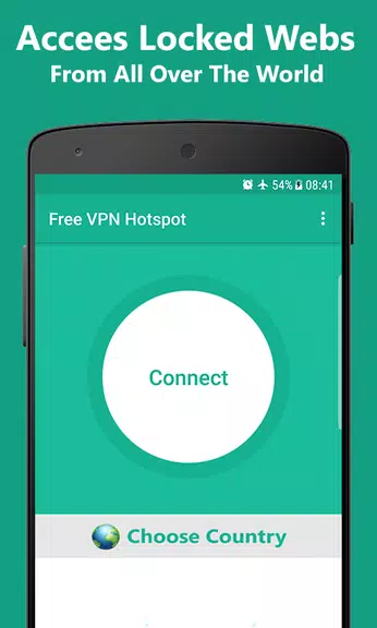 Free VPN Hotspot Server : Fast Security shield App Screenshot1