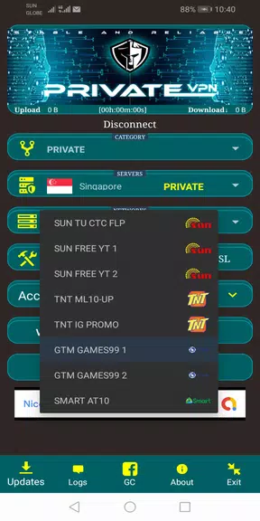 PRIVATE VPN -Fast & Stable Servers Screenshot3