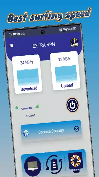 Extra VPN : Fast Secure Proxy Free Screenshot1