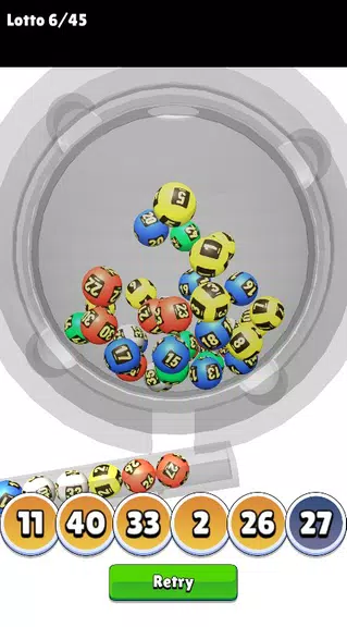 3D Lotto Lottery 6/45 Screenshot3