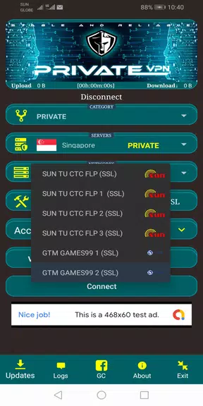 PRIVATE VPN -Fast & Stable Servers Screenshot2