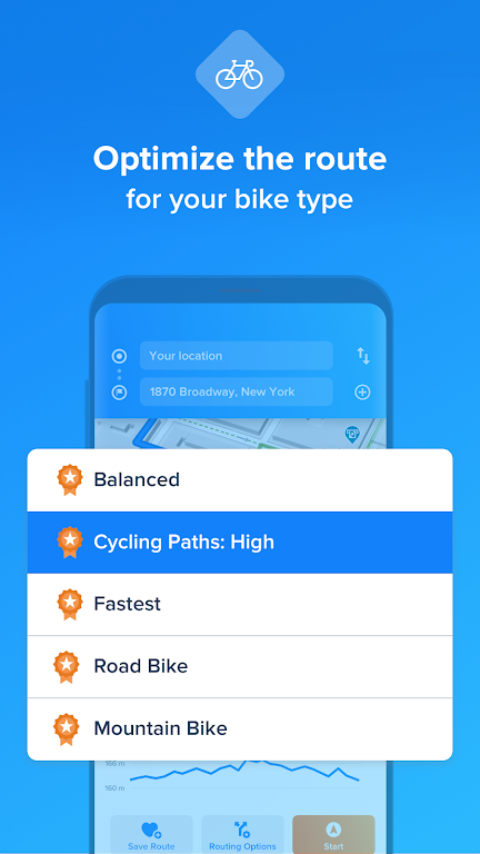 Bikemap: Cycling Tracker & Map Mod Screenshot4