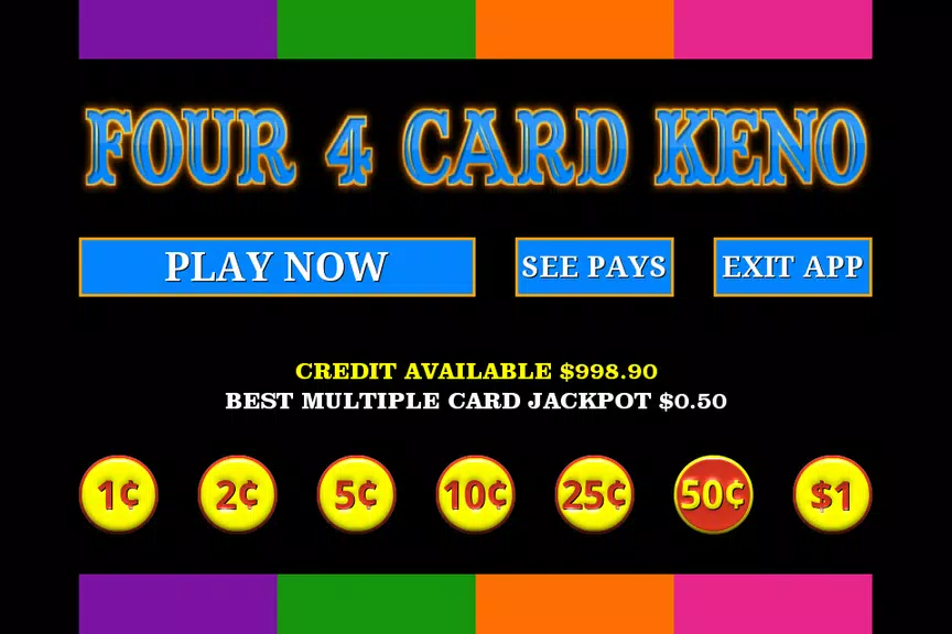 Four 4 Card Keno - FREE Screenshot3