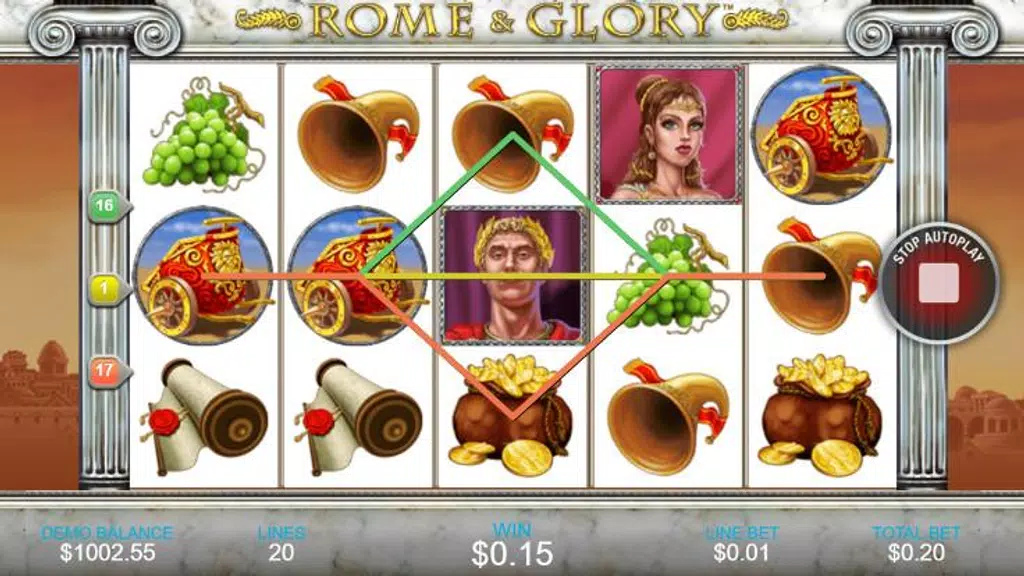 Free Casino Slot Game - Rome And Glory Screenshot3