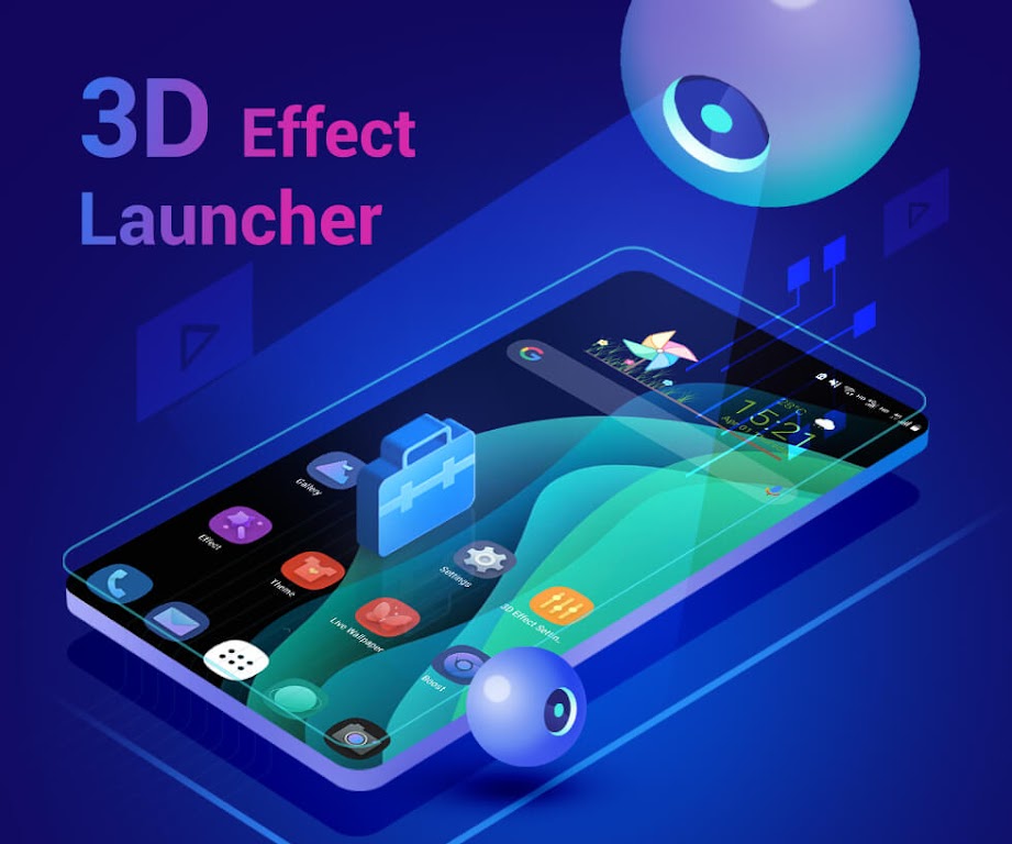 3D Effect Launcher, Cool Live Mod Screenshot1