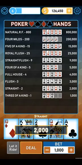 Video Poker Multi Bonus Screenshot2