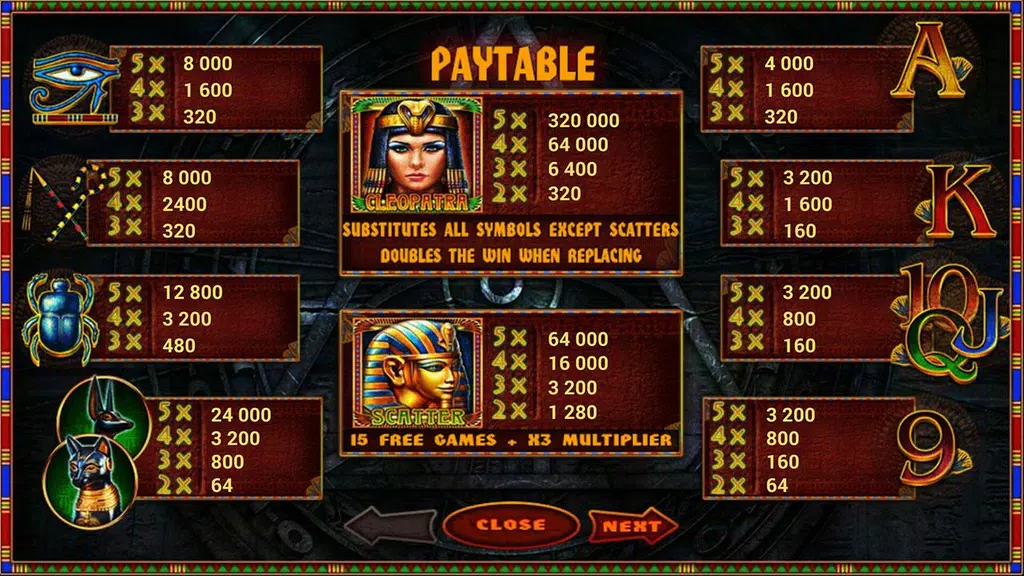 Riches of Cleopatra - slot Screenshot2