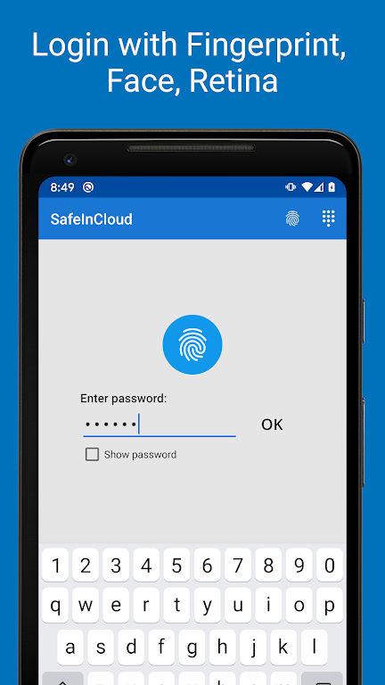 Password Manager SafeInCloud Mod Screenshot1