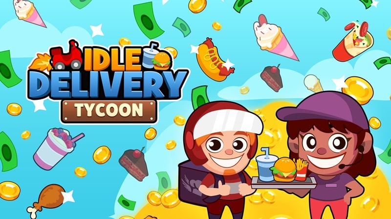 Idle Food Delivery Tycoon Screenshot1