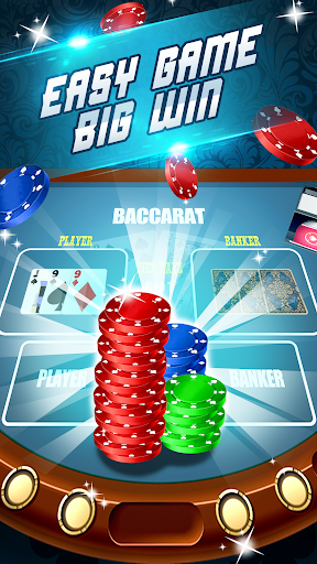 Baccarat!!!!! Free Offline and Online Games Screenshot1