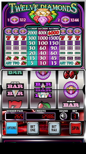 Twelve Diamonds | Slot Machine Screenshot1