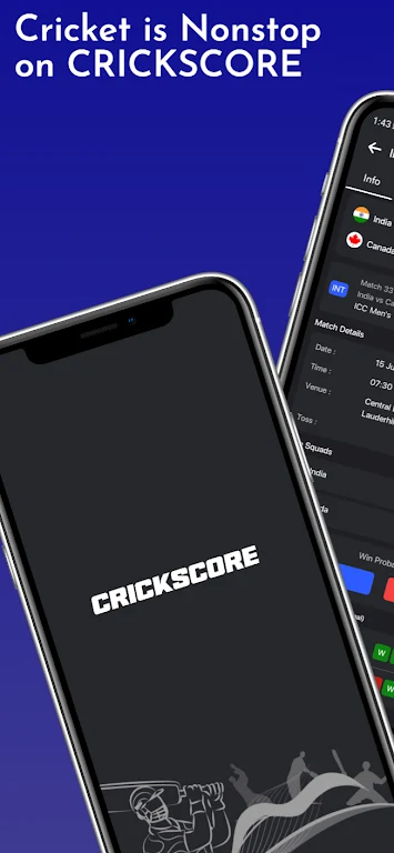 CricScore Live Cricket TV 2024 Screenshot1