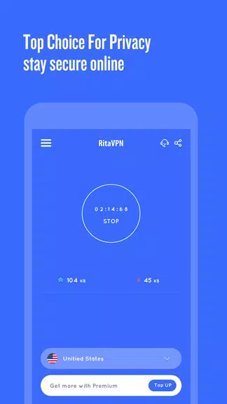 RitaVPN - Fast, Secure & Unlimited VPN Screenshot2