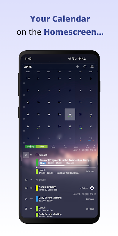 Your Calendar Widget Mod Screenshot3