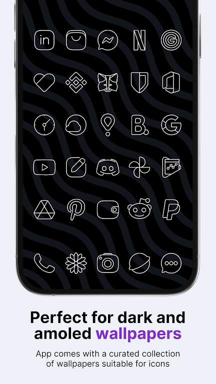 Vera Outline White Icon Pack Mod Screenshot2