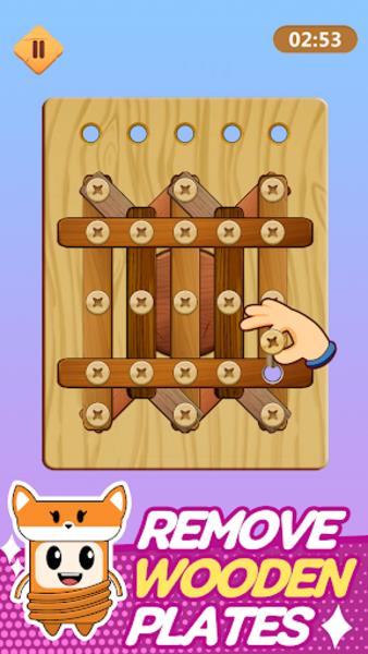 Wood Nuts & Bolts Puzzle Screenshot1