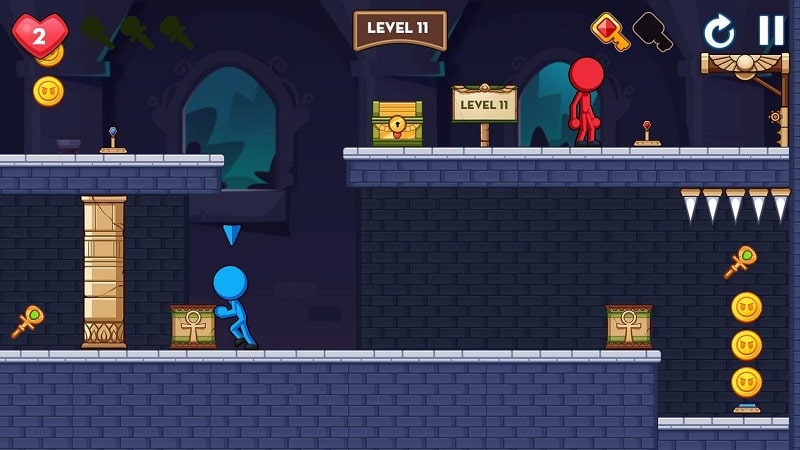 Stick Red Blue: Mystery Quest Screenshot1