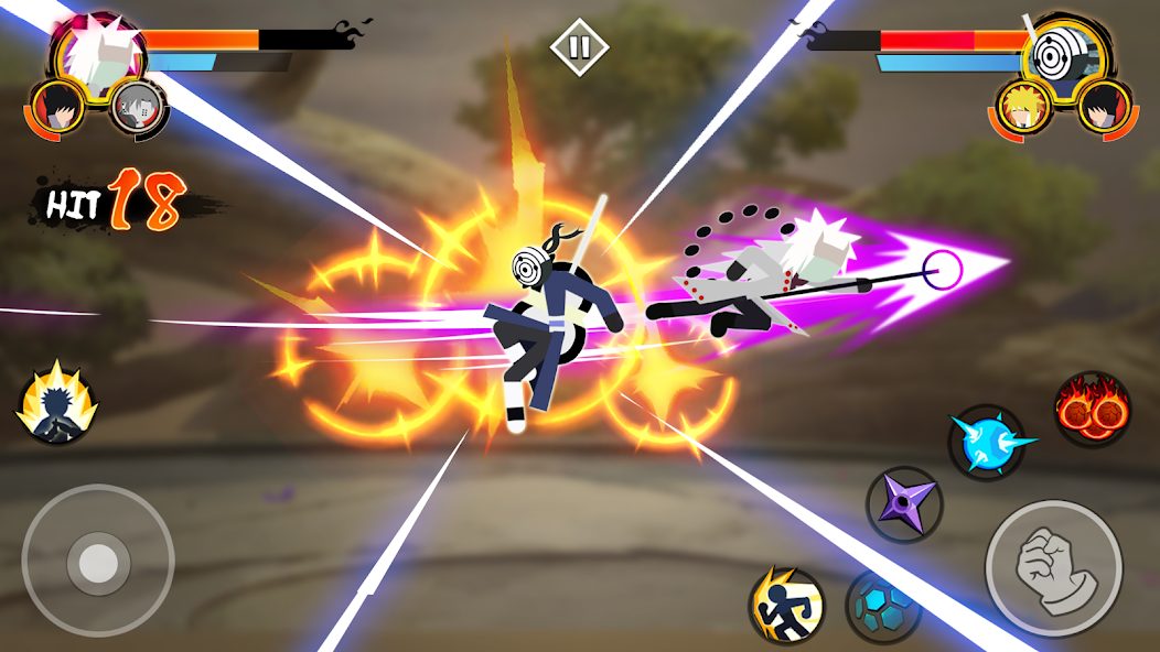 Stick Ninja - 3v3 Battle Mod Screenshot2