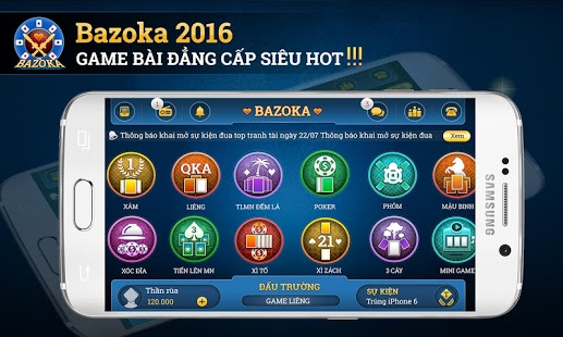 Bazoka - game bai online Screenshot1