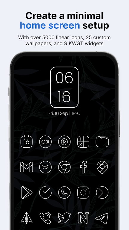 Vera Outline White Icon Pack Mod Screenshot1