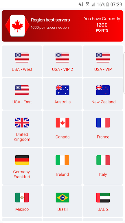 Canada VPN Fast & Secure Proxy Screenshot3